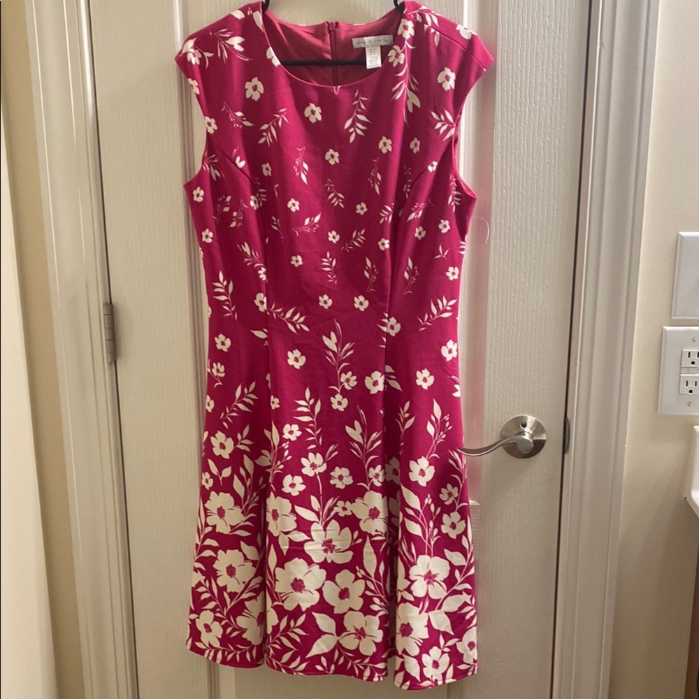 London Times Pink Floral Dress